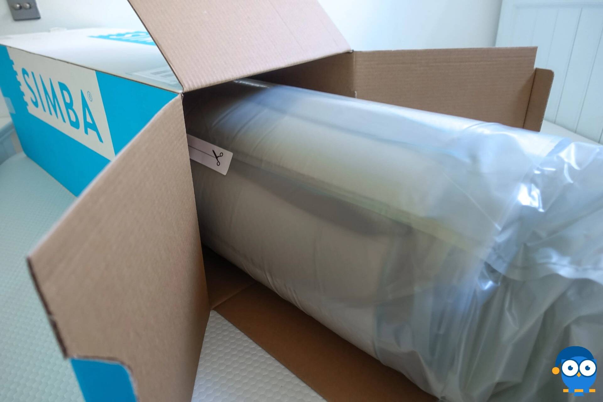 colchon simba en caja